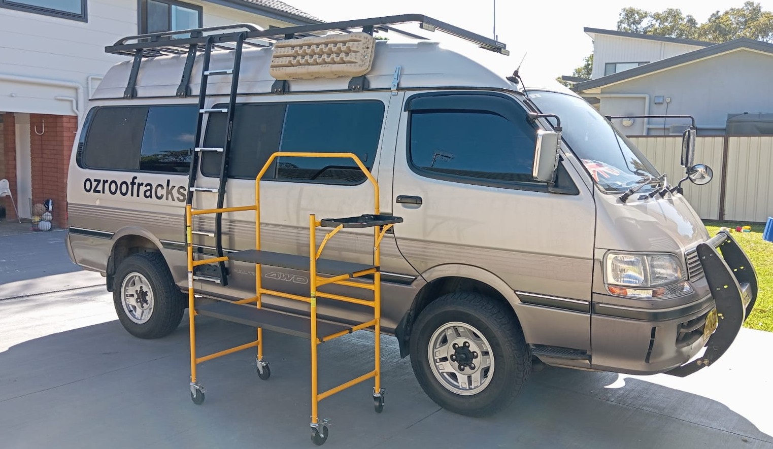 Ozroofracks | Van Gutter Roof Rack