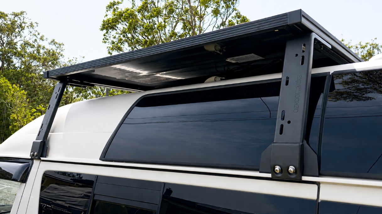 6x OZ41MS Stainless Steel Multislot Bracket 41CM Ozroofracks